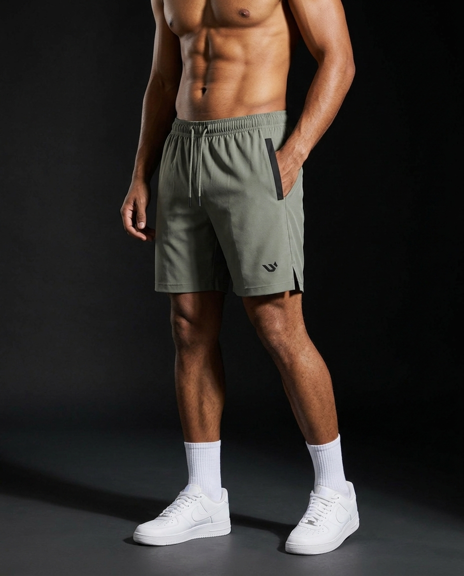 Men's Dri-Fit Shorts - Olive Green