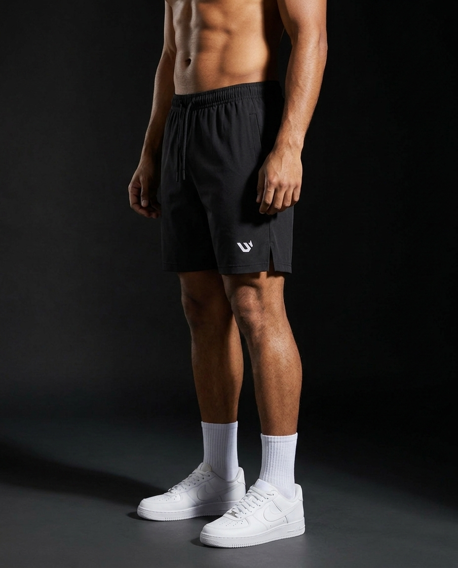 Men's Dri-Fit Shorts - Black - alternate view