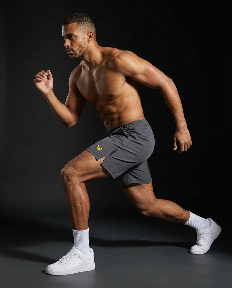 Men's Dri-Fit Shorts - Dark Grey - alternate view