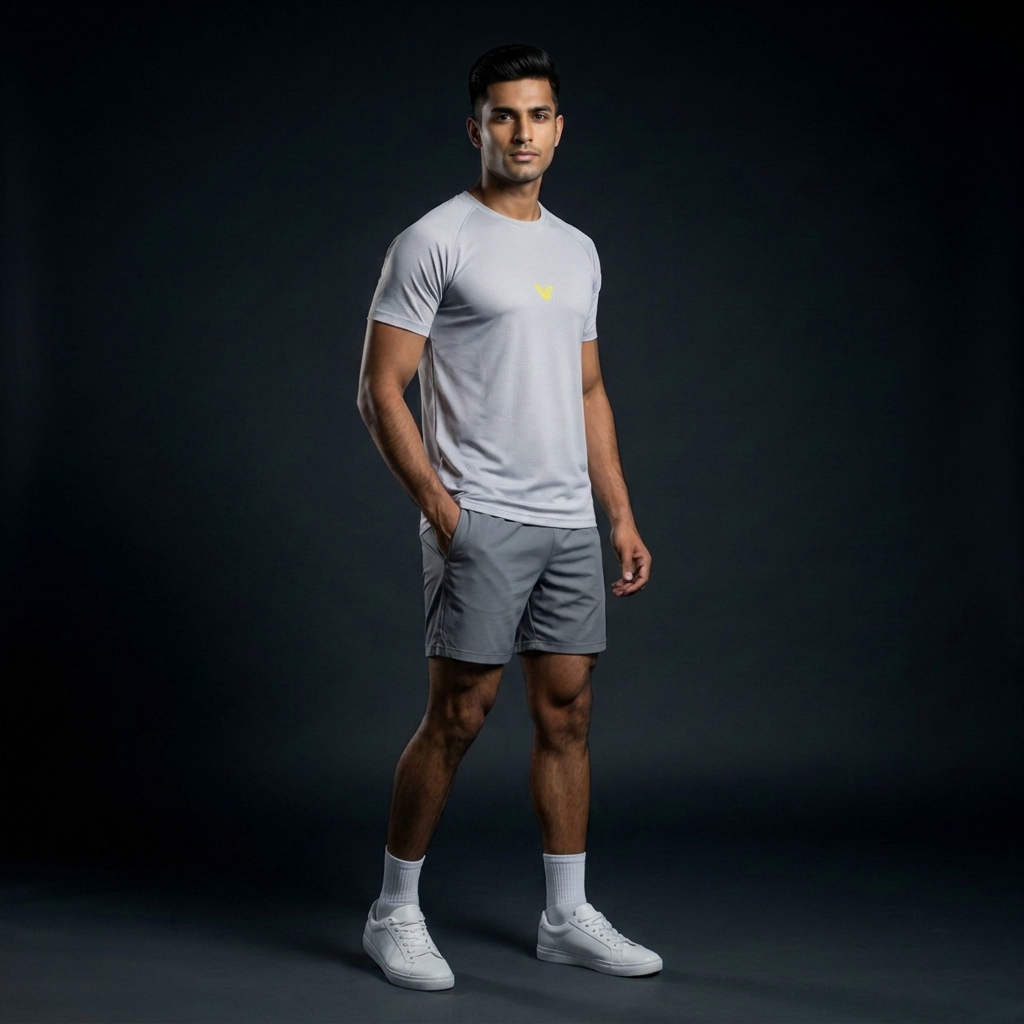Men's Dri-Fit Tee - Light Grey