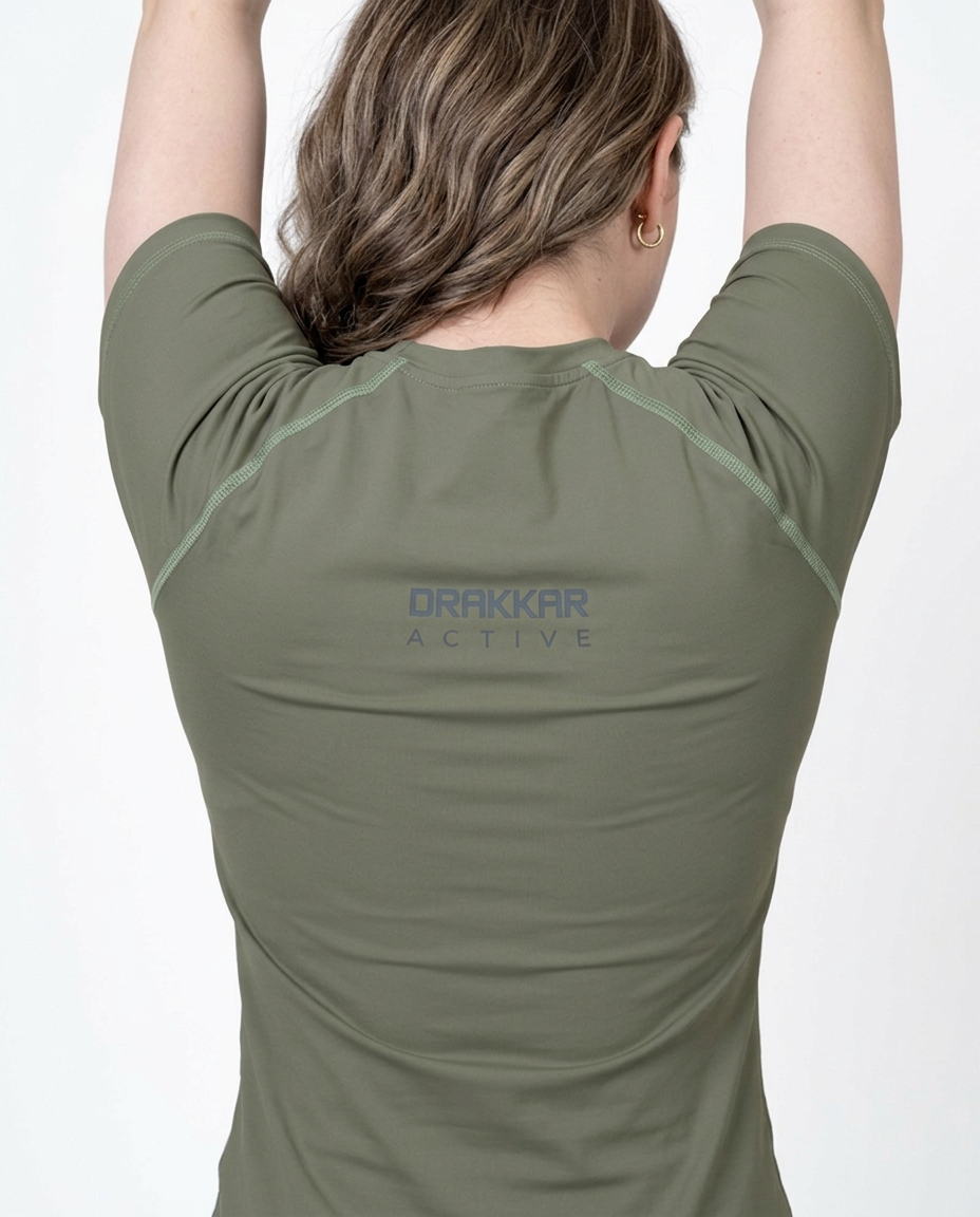 Women's Dri-Fit Tee - Olive Green