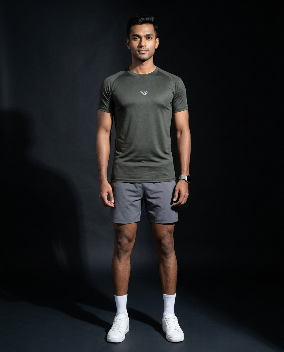 Men's Dri-Fit Tee - Olive Green - alternate view